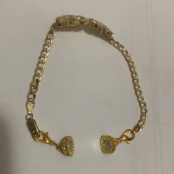 2 Magnetic Clasp For Easily Close/Open Necklace Or Bracelet.Gold color & Silver - Picture 6 of 13